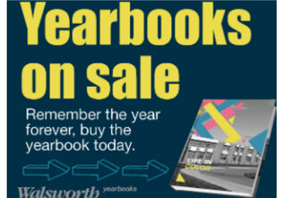  Flyer stating that Heritage Yearbooks are for sale